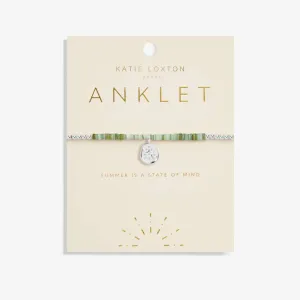 Katie Loxton "Summer is a State of Mind" Anklet Silver