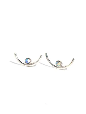Lumo Opal Arc Studs