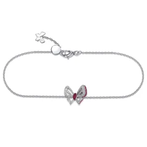 MEET CUTE Ruby Chain Bracelet