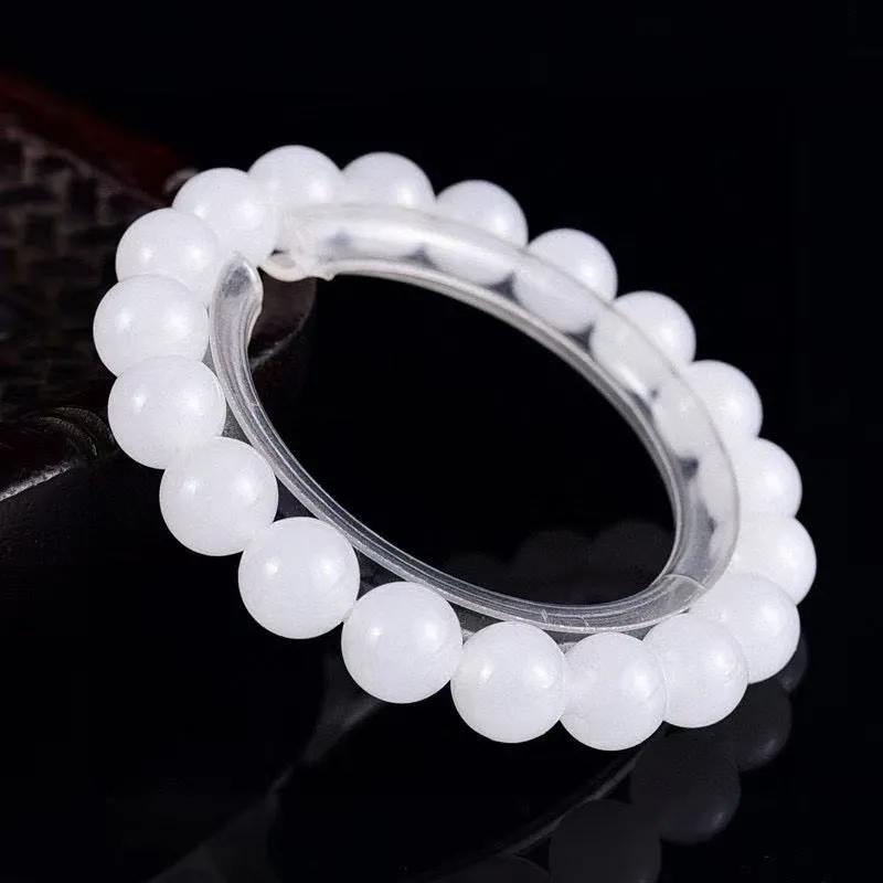 Mutton fat jade bracelet