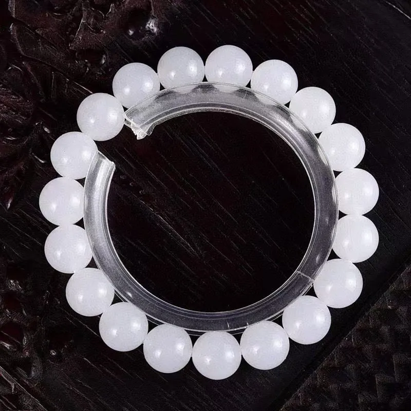 Mutton fat jade bracelet