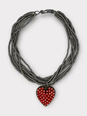 Nettie Rosenstein Heart Multi-Strand Necklace