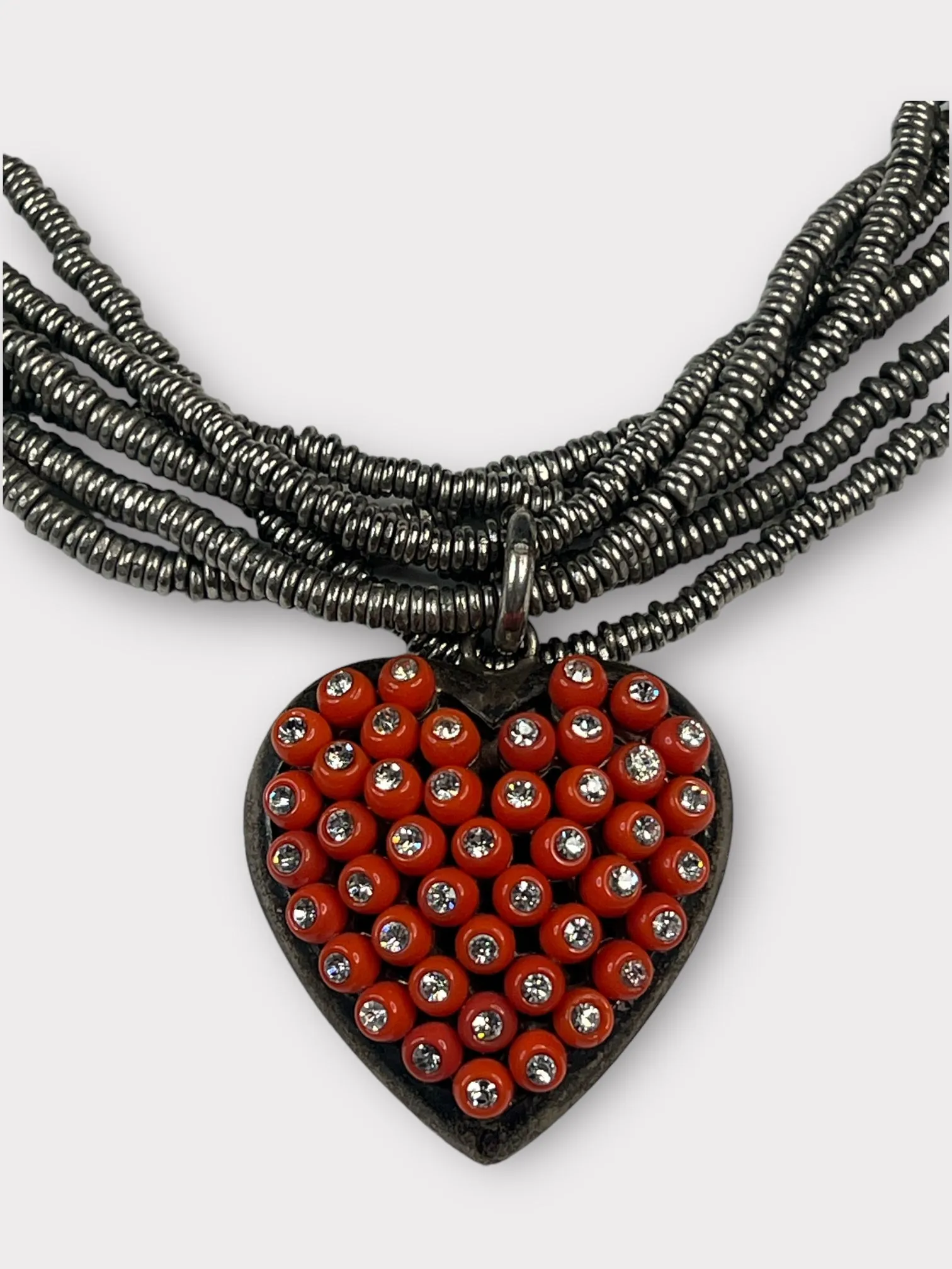Nettie Rosenstein Heart Multi-Strand Necklace