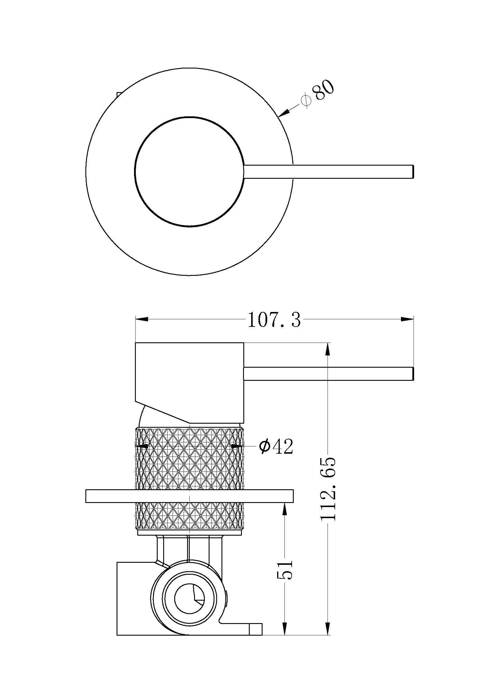Opal Shower Mixer BRUSHED NICKE YSW2519-09-BN