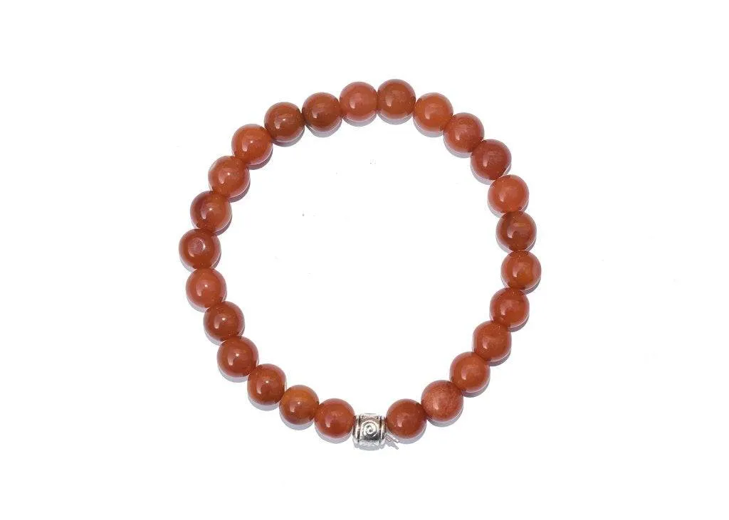 Original Unisex Aventurine Bracelet - Orange