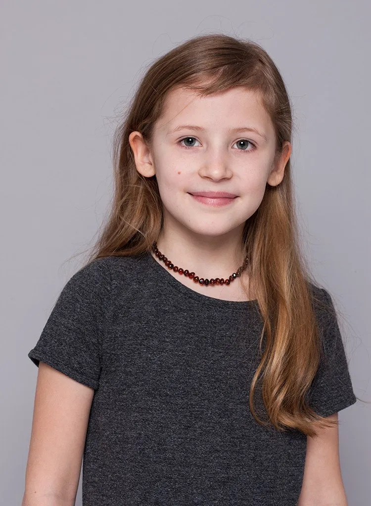 Premium Baltic Amber Necklace & Bracelet For Children / Extra Safe