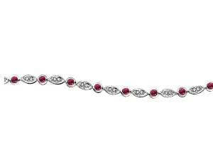 "ROBBIE" RUBY & DIAMOND BRACELET