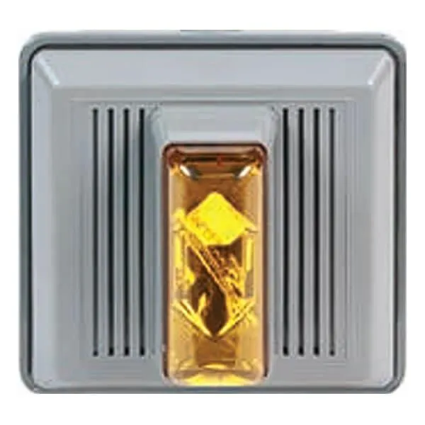 RKI 4 Wire Strobe/Horn, Outdoor, Panel Mount, 120 VAC