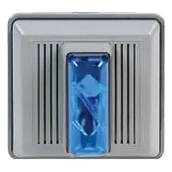 RKI 4 Wire Strobe/Horn, Outdoor, Panel Mount, 120 VAC