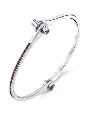 Ruby Baguette Skinny Handcuff