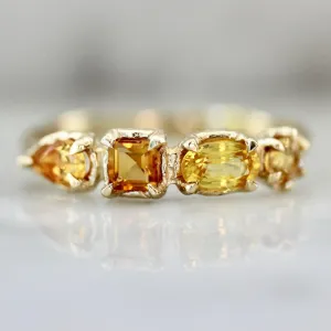 Satsuma Gemstone Medley Ring