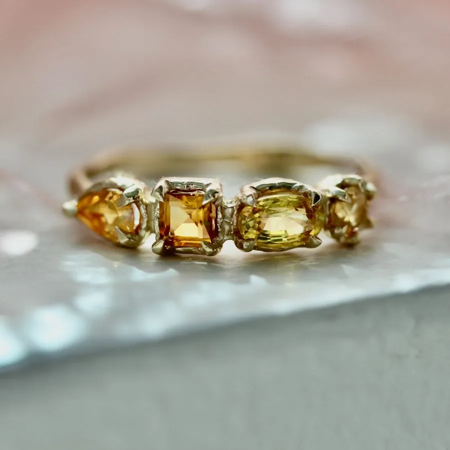 Satsuma Gemstone Medley Ring