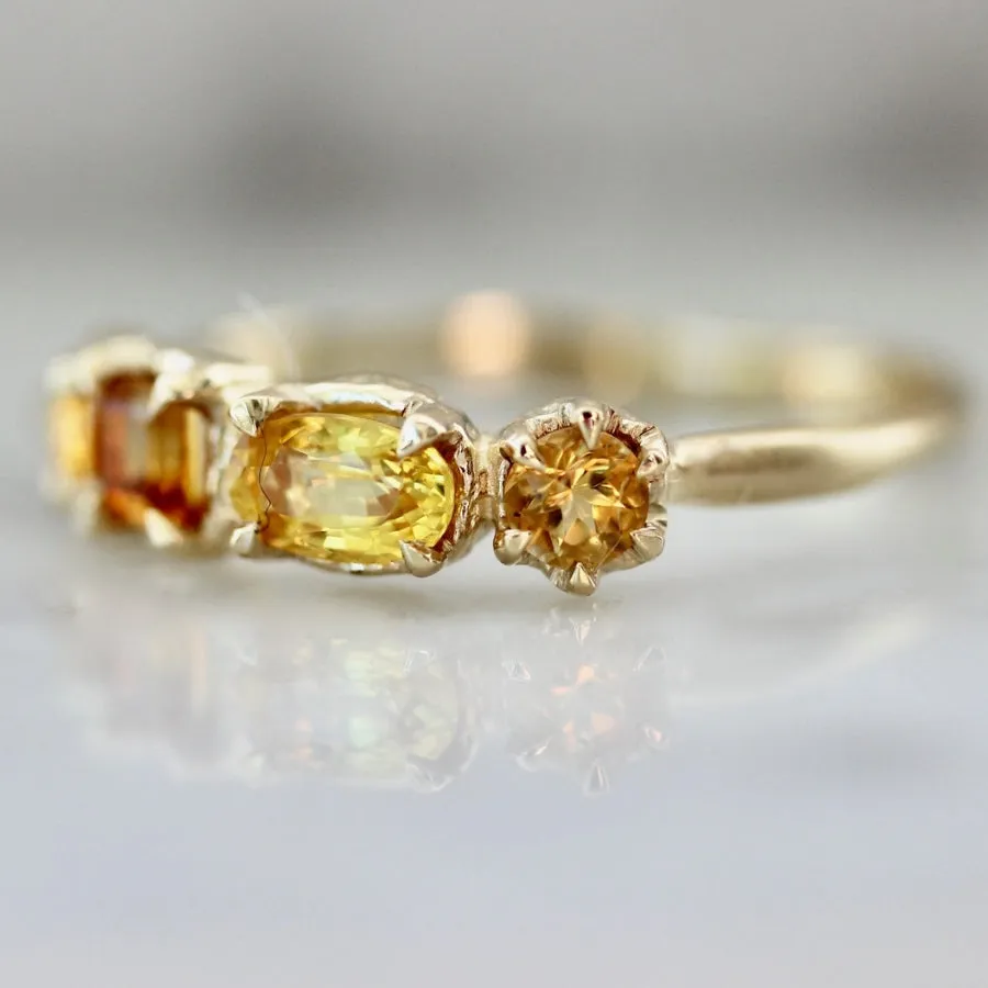 Satsuma Gemstone Medley Ring