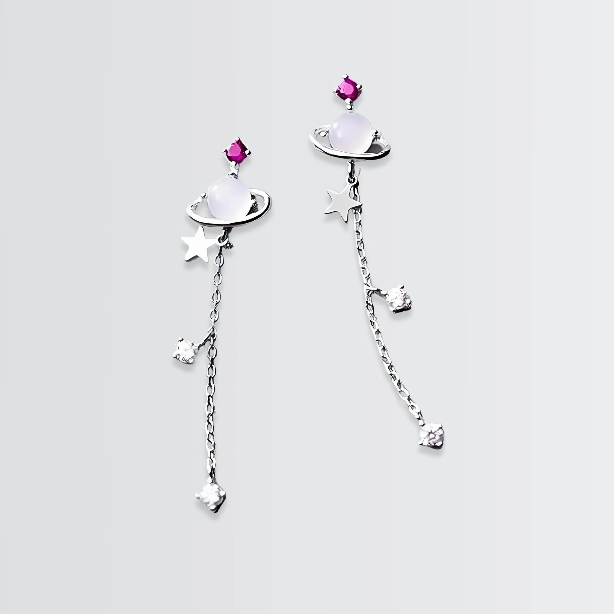 Saturn in Sky Earrings
