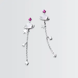 Saturn in Sky Earrings