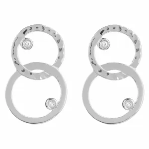 Silver Unity Hoop Earrings