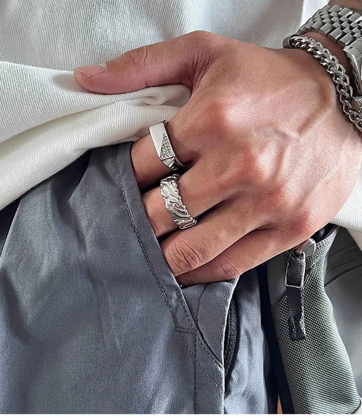 Square Zircon Ring