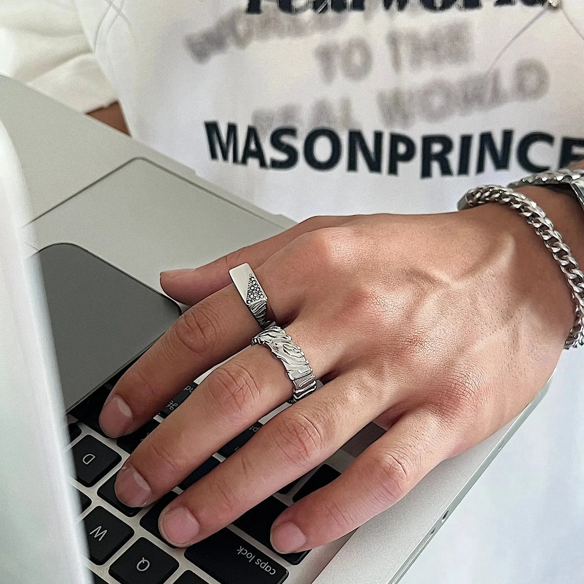 Square Zircon Ring