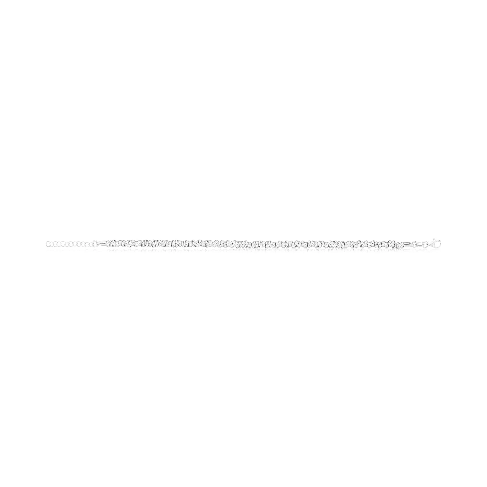 Sterling Silver 19cm Rope Bracelet