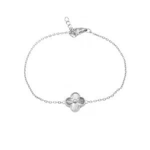 Sterling Silver Clover Bracelet