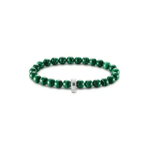 Sterling Silver Stone Green Bracelet X0284-475-6