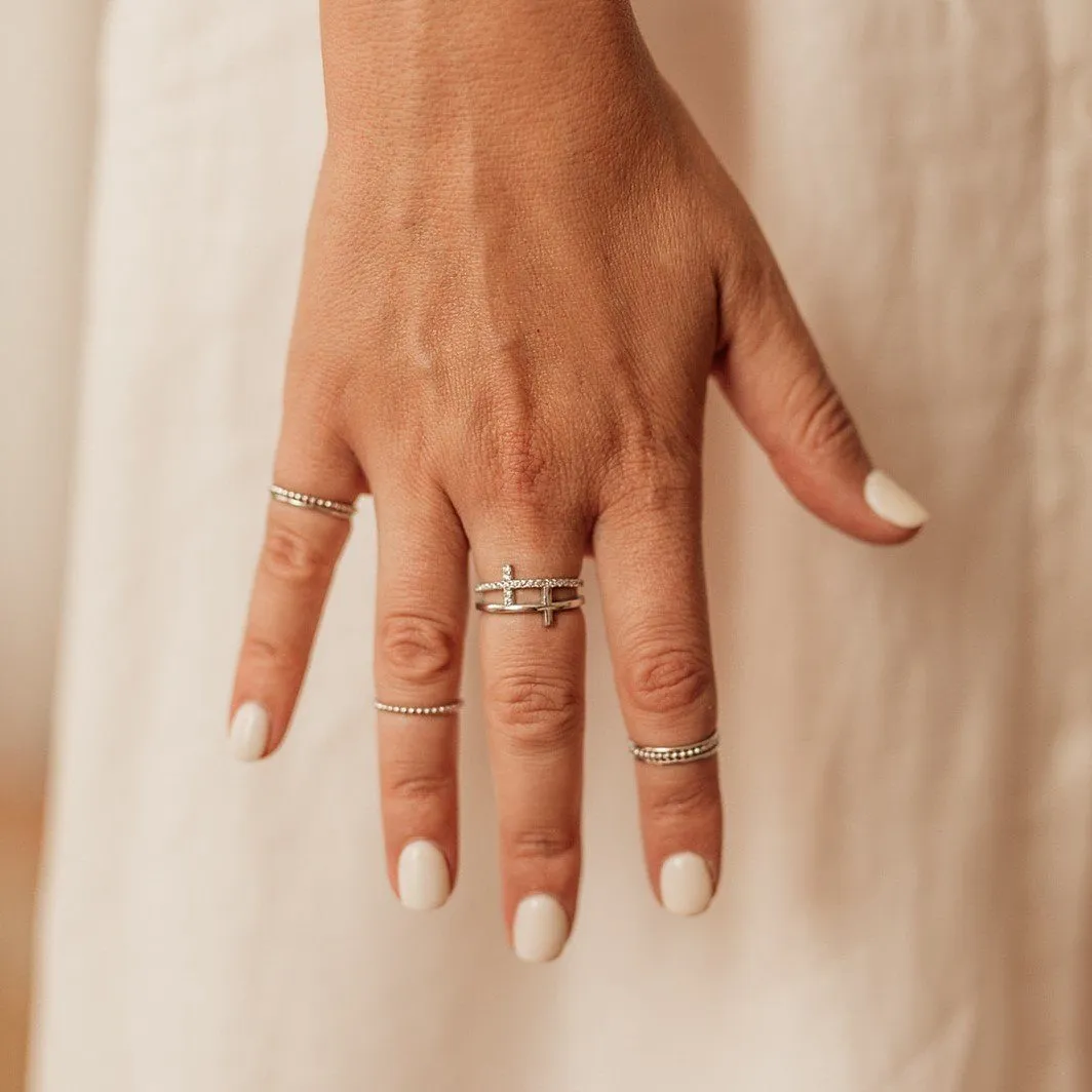 Sterling Silver Sunbeam Ring