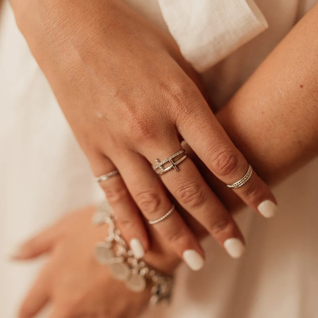 Sterling Silver Sunbeam Ring