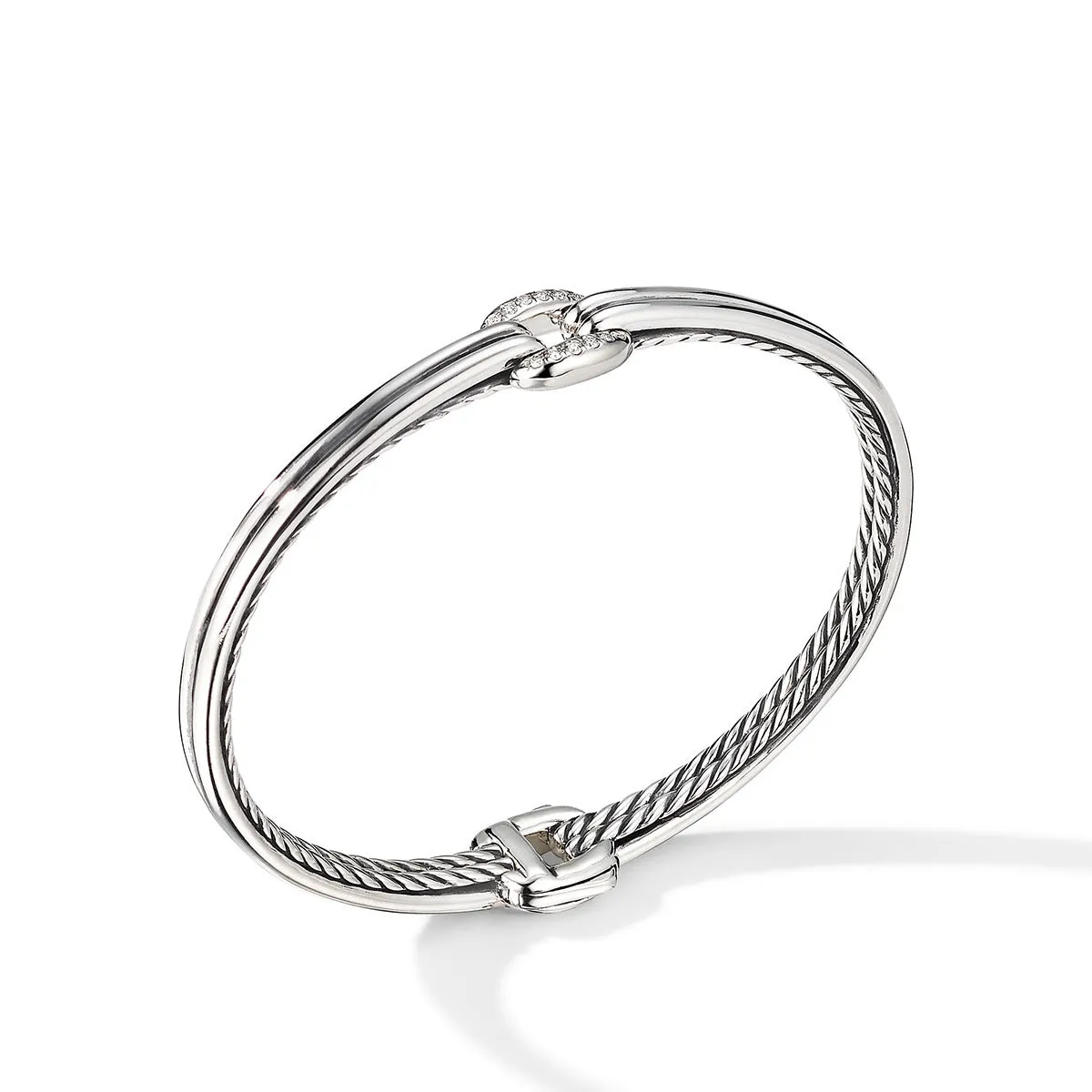 Thoroughbred Center Link Bracelet with Diamonds