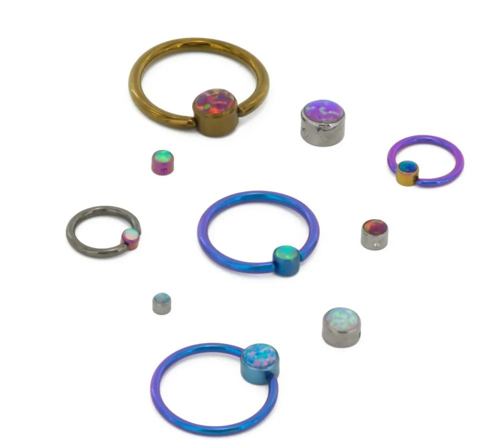 Tilum Titanium, Opal Replacement Bead- 3mm