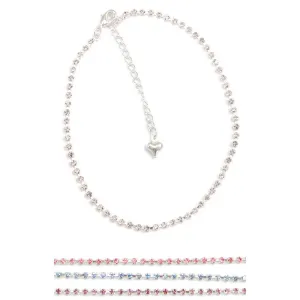 Tiny Rhinestones Anklet