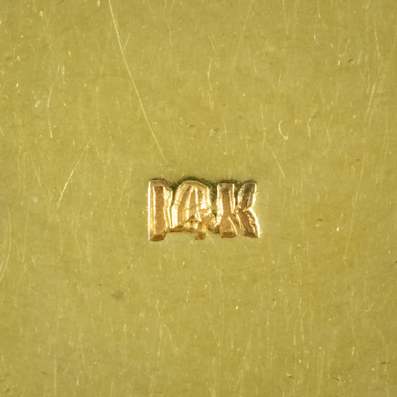 Vintage Jade Rabbit Charm Pendant 14ct Gold