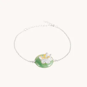Water Lily with Jade Bracelet