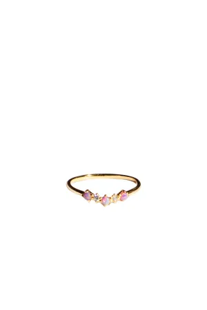 Wishbone — Zircon ring