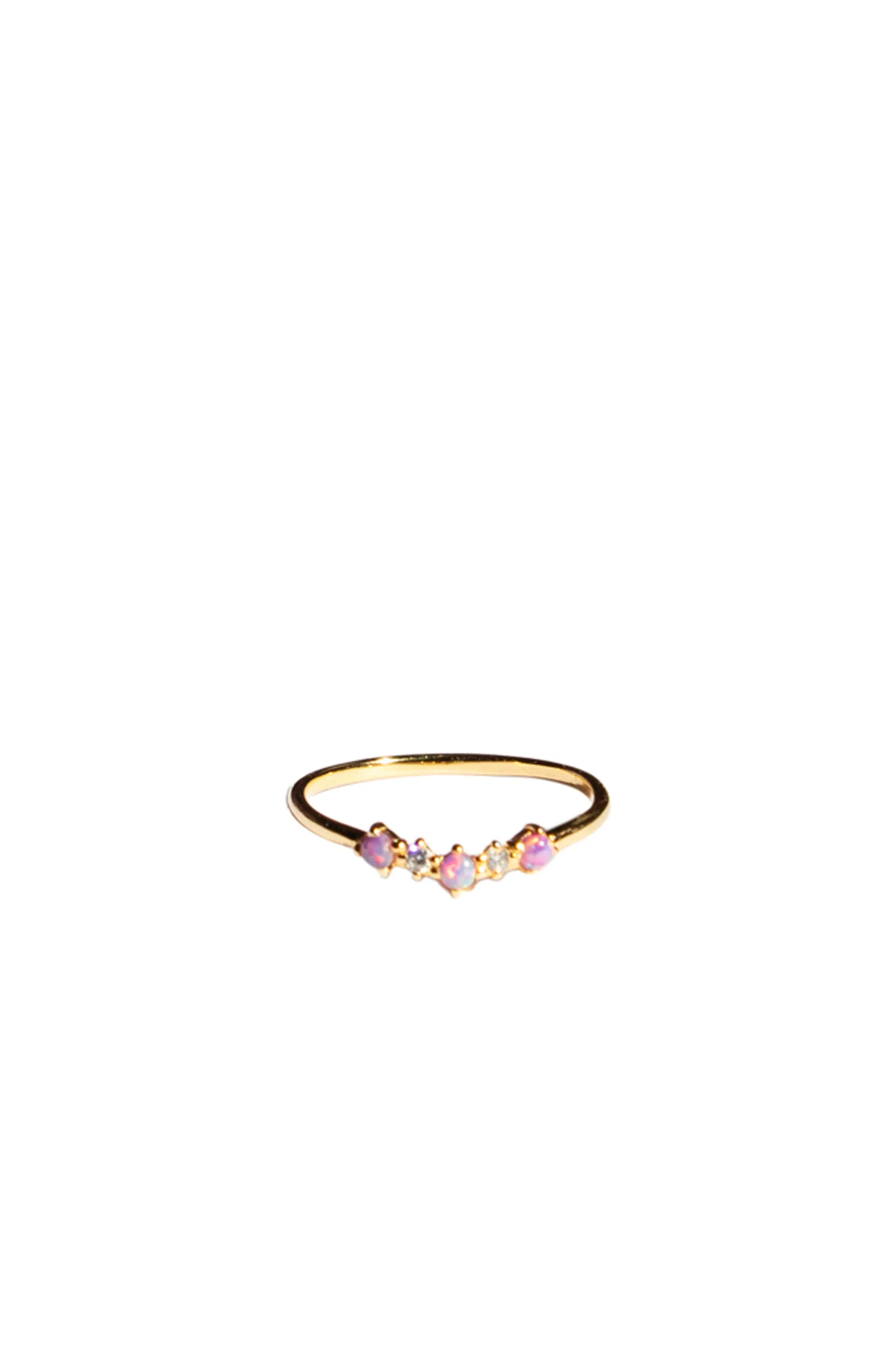 Wishbone — Zircon ring