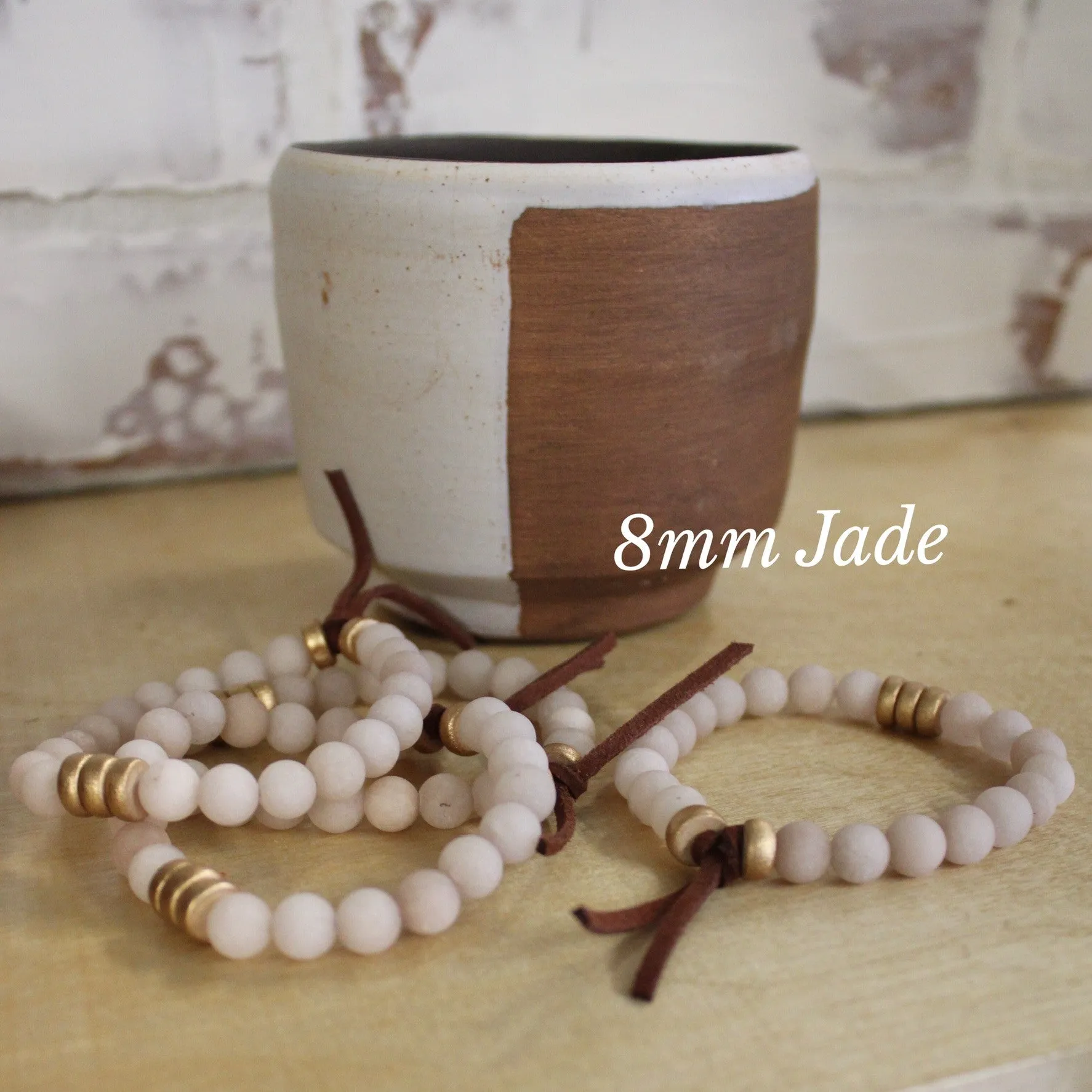 Wood Bead Bracelet