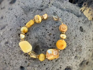 Yellow Mixed Stone Bracelet